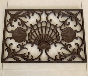 Vintage Cast Iron Seashell Door/ Wall Decor