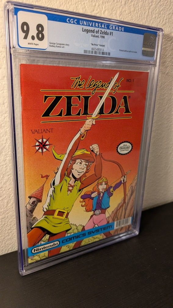 Legend Of Zelda "No Price" Variant CGC 9.8