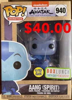 Funko POP! AVATAR AANG GITD BOXLUNCH EXCLUSIVE BRAND NEW