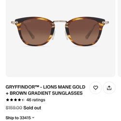 DIFF x Harry Potter Gryffindor Glasses