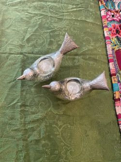Adorable Glass Bird Candle Voltives 