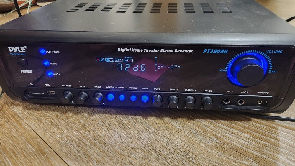 Pyle Pt390au Home Stereo - Works- Missing Remote