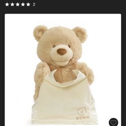 GUND Peek-A-Boo Teddy Bear Plush,