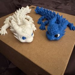 Dragon 3D Printed $10.00  Individually. Individual Set with Egg $20