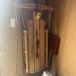 Vintage Radio Flyer III Sled