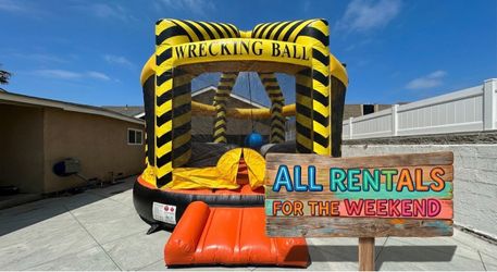 Wrecking Ball Inflatable Party Game