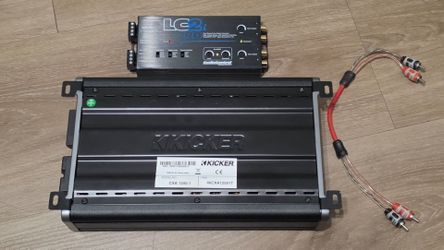 Kicker AMP 1200 Watt with AccuBass Converter