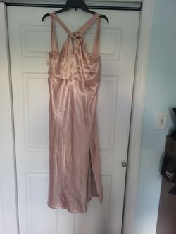Womans Rose Gold Dress