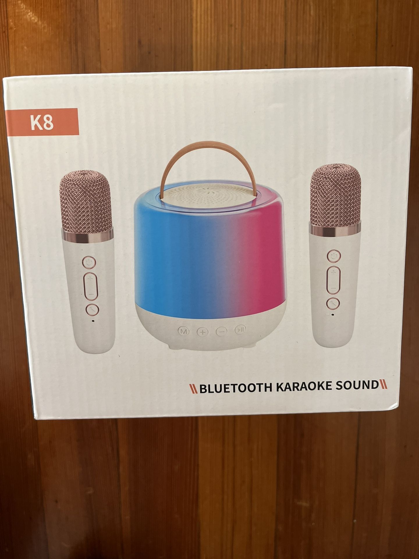 Brand New Bluetooth Karaoke Machine w/ 2 Wireless Microphones – Fun for Parties