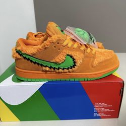 Nike Dunk Low Sb “greatful Dead Bears Orange “