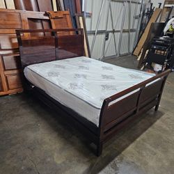 Queen Bed And Mattress