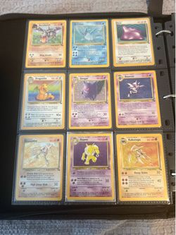 Pokemon Fossil Set from 1999.