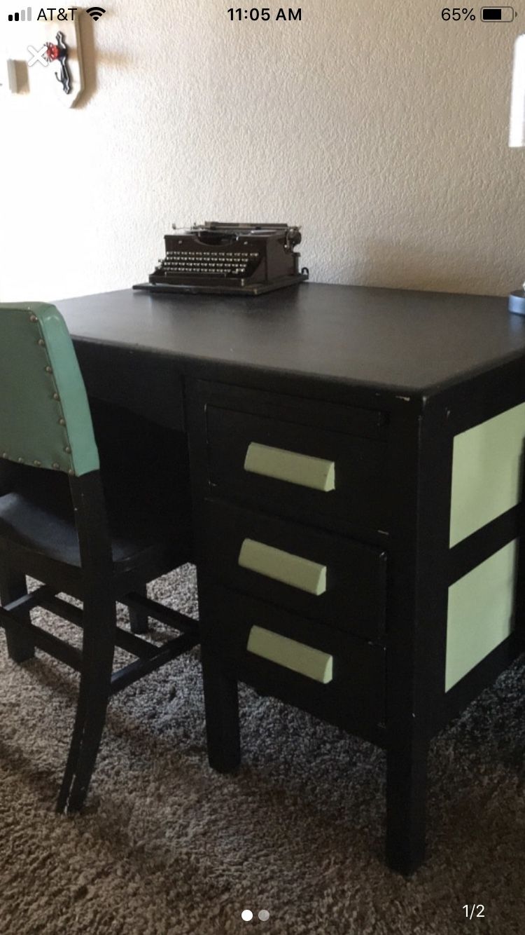 Antique Solid Wood Teachers Desk REDUCED!!!