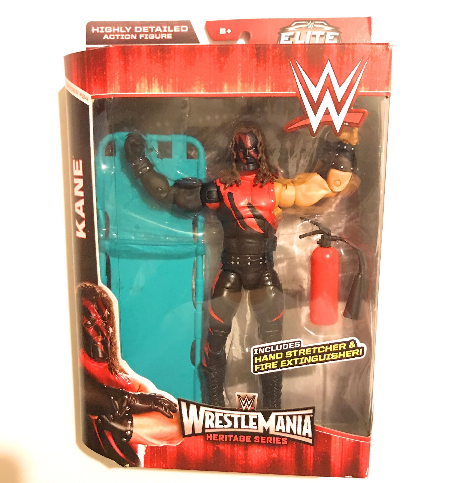 Wwe kane best sale elite action figure