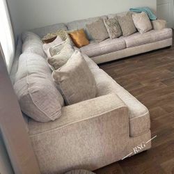 Beautiful L Shape Sectional Couch Color Options 💛 No Needed Credit Check 💛 $39 Down Payment with Financing