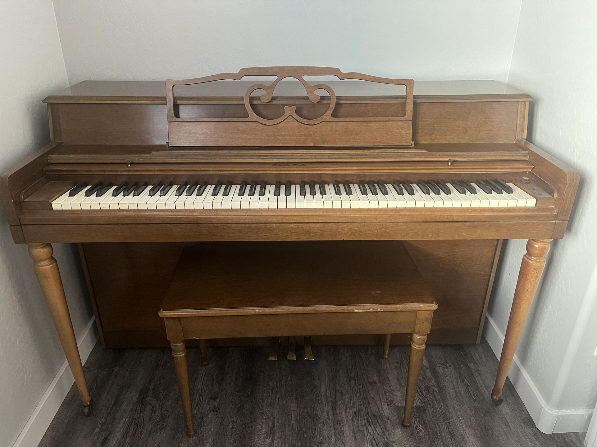 Melville Clark upright piano 