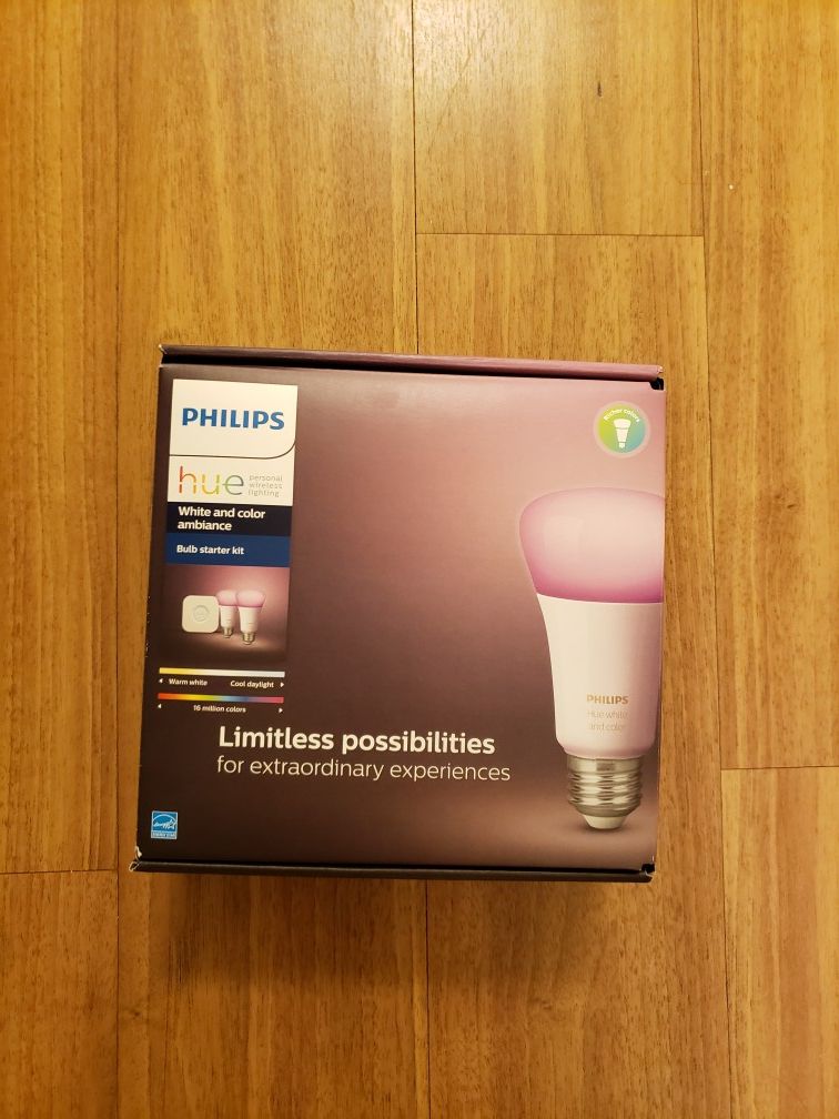 Philips Hue Ambiance A19 Starter Kit - White and Color