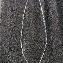 Silver Cuban chain