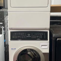 Speed queen 27” stackable washer and dryer electric