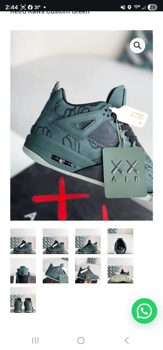 Jordan 4 Kaws Size 11