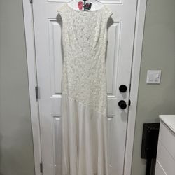 Lauren Ralph Lauren Evening Gown Dress Cream-White 