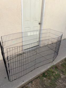 Black Wire Pet Playpen Exercise Pen
