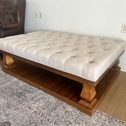 Brand New 60”x40” Gowans Solid Wood Top Coffee Table  