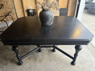 Antique Dining Table Black 