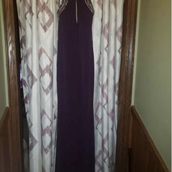“La Femme” Purple Prom Dress Size 0