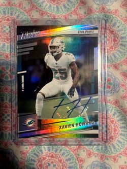 Xavian howard signed football card