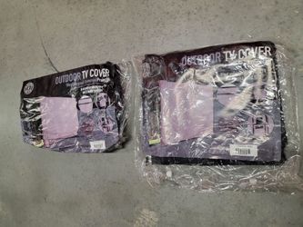 $25 for both, Lot of (2) Universal Waterproof Outdoor TV Covers