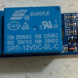 12V relay module  max 10 amp AC/DC