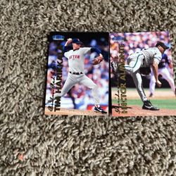 Two Baseball Cards