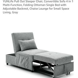 Single Seater Sofa Sleeper Pull Out Chair