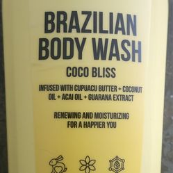 Nutrius  Brazilian Body Wash 25.4oz Coco Bliss