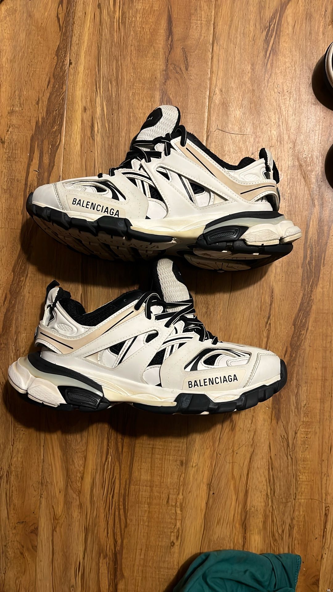 Balenciaga Track Sneaker 'White Black'(size4)