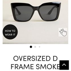 Torrid Oversized D Frame Sunglasses