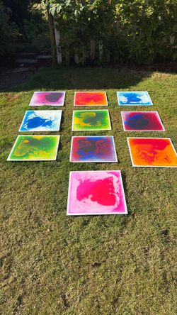 Sensory water tiles