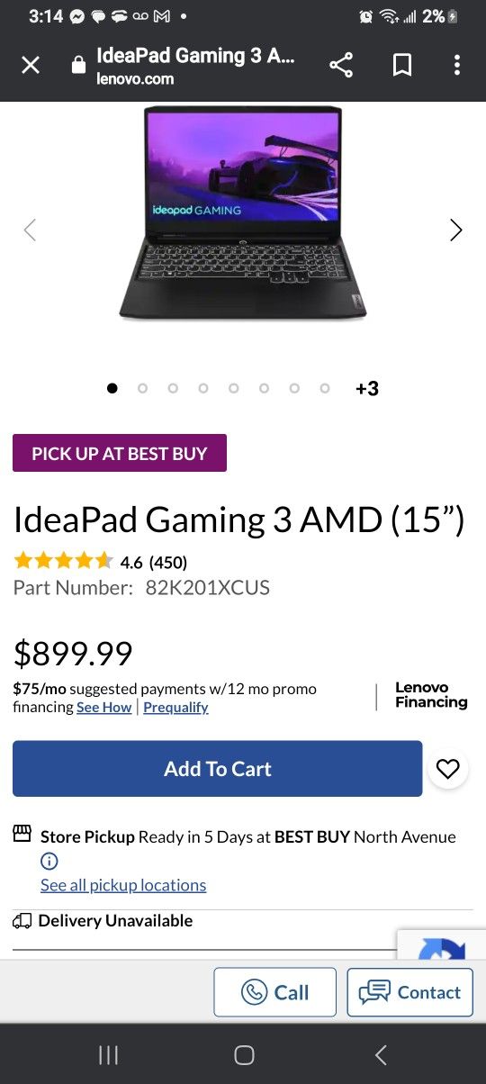Lenovo - Ideapad Gaming 3 15.6" FHD Laptop - Ryzen 5 5600H - 8GB Memory - NVIDIA GeForce RTX 3050 Ti - 256GB SSD