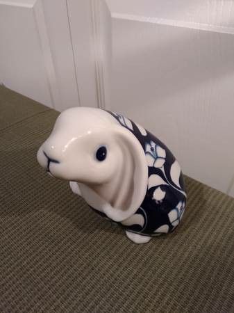 Porcelain Rabbit Figurine