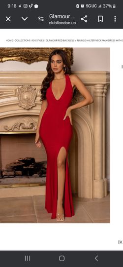 Red Formal Dress Club L
