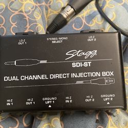 Stagg Duel Channel Injection Box