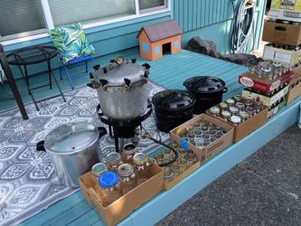 Canning jars and supplys