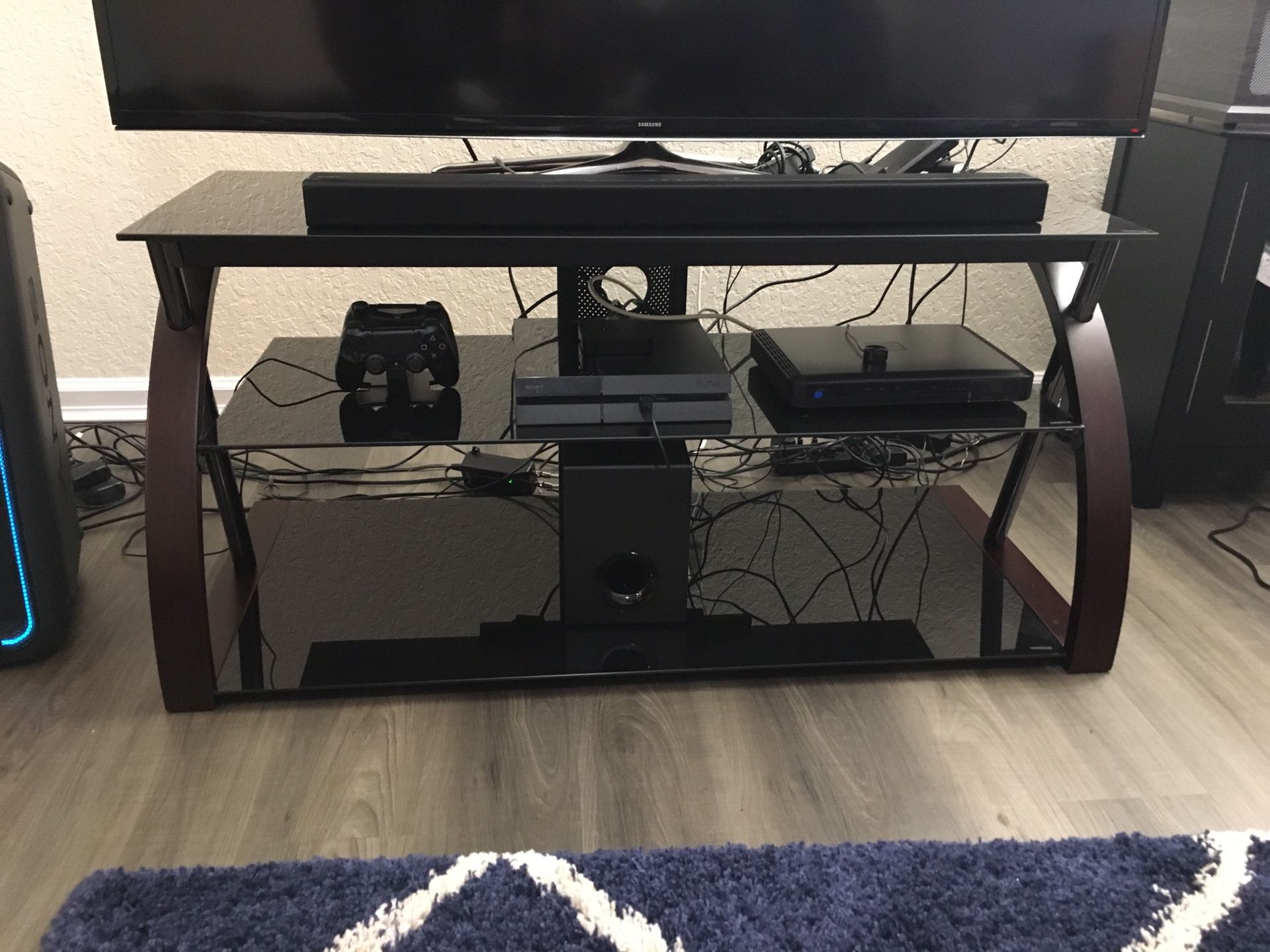 TV Stand - Glass Top