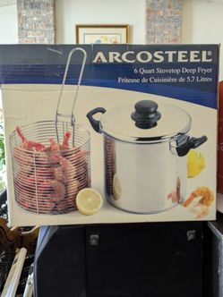 Stovetop Deep Fryer with Basket