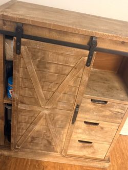 Barn style coffee stand pantry 37”L x14 3/4”
