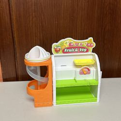 Shopkins fruit and vegetable showcase stand