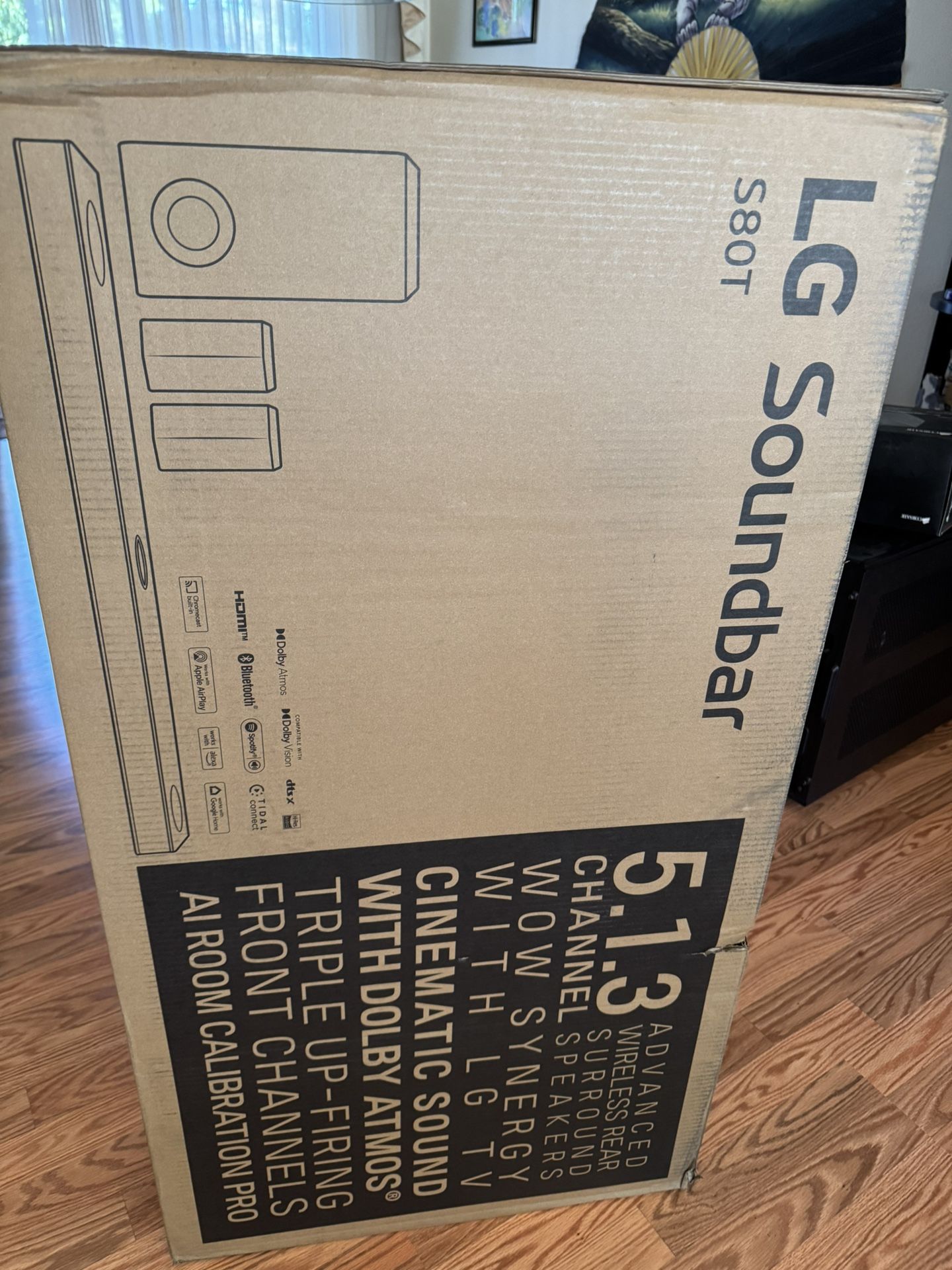 Brand New S80TR LG Theater Soundbar Dolby Atmos 5.1.3 Channel