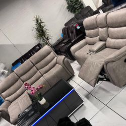 Manual Recliner Sofa Set 🥳