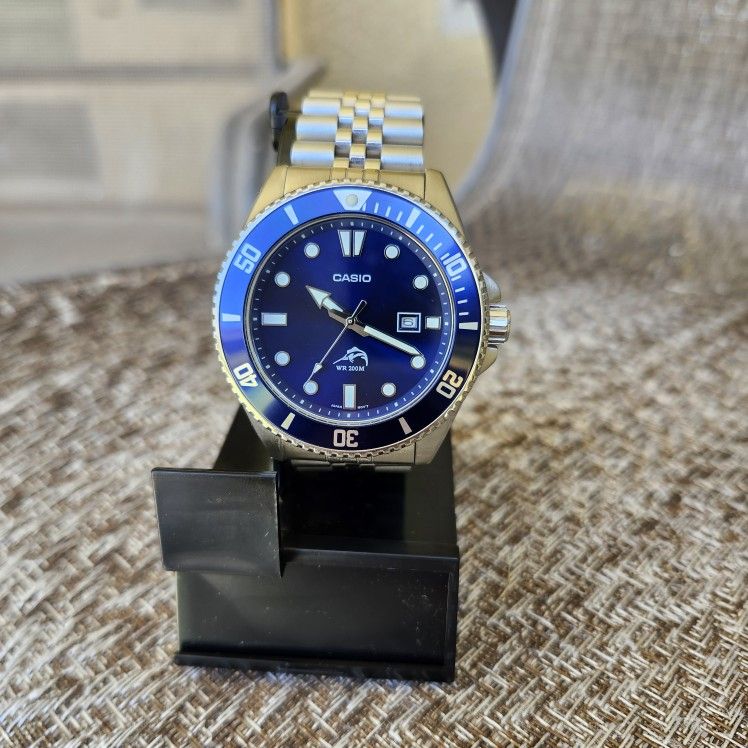Casio Duro Marlin Blue Bluro Jubilee Watch